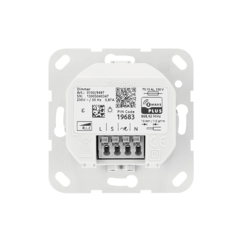 TechniSat Smart flushmounted Dimmer GIRA GIRA ST55 0100/9497